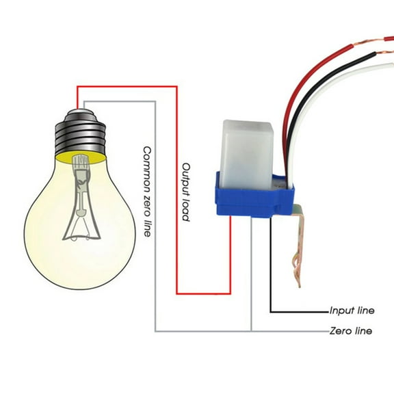 BAETEUY Automatic Auto On Off Street Light Switch DC 12V 10A Control Light Sensor Switch