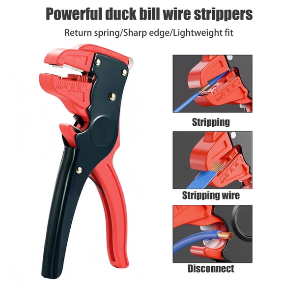 BAETEUY Automatic Wire Stripper - Non-Slip Handle with Ergonomic Design