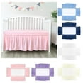 thumbnail image 1 of BAETEUY Bed Dust Cover Easy Installation Baby Crib Bed Skirt Soft Elastic Toddler Crib Bedding Skirt for Bedroom, 1 of 8