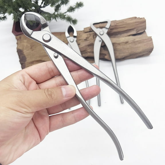 BAETEUY Bonsai Pruning Shears, Stainless Steel Trunk Splitter, Root Cutter, Spherical End Shears, Ergonomic Garden Pruner, Trimming Bonsai Tree, Perfect for Gardening