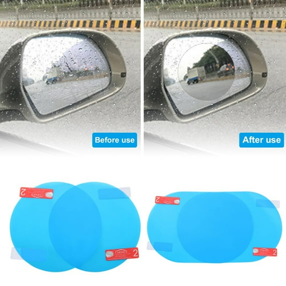 BAETEUY Clear Waterproof Anti Fog Car Rearview Mirror Film