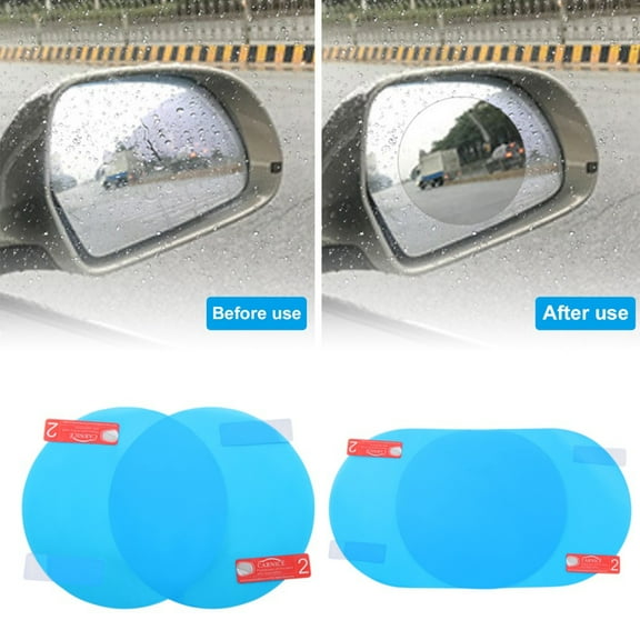 BAETEUY Clear Waterproof Anti Fog Car Rearview Mirror Film