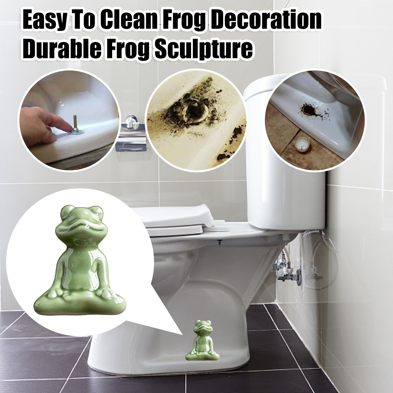 BAETEUY Frog Ornament Versatile Frog Sculpture Tea Pet Creative Frog