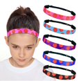 thumbnail image 1 of BAETEUY Girls Sports Headband Athletic Hair Band Elastic Headband with Basketball Pattern for Soccer Running Sweatband Sports Accessories, 1 of 8