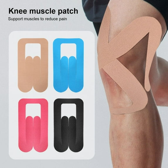 BAETEUY Kinesiology Tape for Knee Pre Cut Adhesive Sports Tape Gym Fitness Kinesiology Athletic Tape Running Tennis Swimming Football