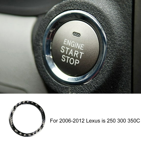 BAETEUY Lexus IS250 Engine Start Stop Button Sticker - Trim Cover for LEXUS IS250 300 350C 2006-2012