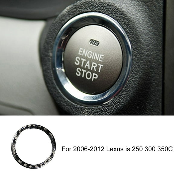 BAETEUY Lexus IS250 Engine Start Stop Button Sticker - Trim Cover for LEXUS IS250 300 350C 2006-2012