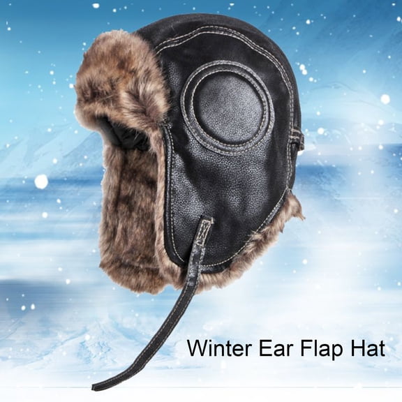 BAETEUY Men's Winter Lei&nbsp;Feng&nbsp;Hat: Thickened Plush, Ear Protection, Waterproof Faux Fur, Ideal for Skiing, Skating, Snowboarding & Outdoor Daily Life