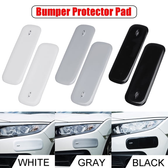 BAETEUY Pair Universal Car Bumper Anti-Scratch Protector Guard Pad