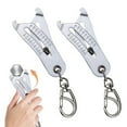 thumbnail image 1 of BAETEUY Portable 1/2 Pcs Thread Size Checker Keychain Bolt Ruler Thread Identifier, 1 of 7
