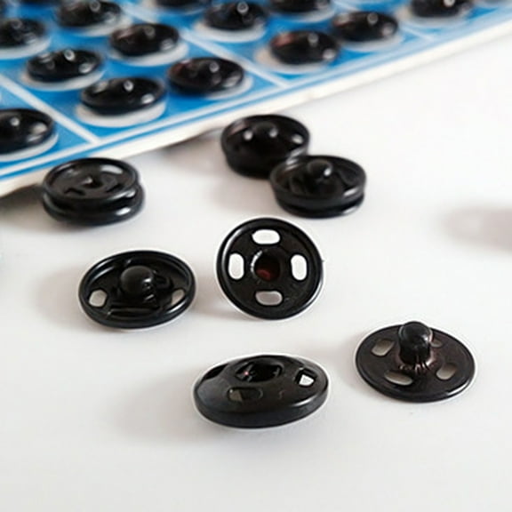 BAETEUY Small Metal Snap On Fasteners Press Button - Stud Sewing Scrapbook DIY Decor