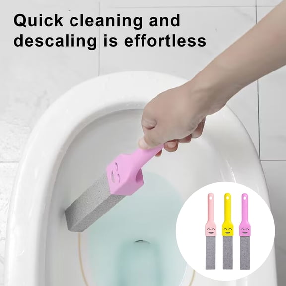 BAETEUY Toilet Cleaning Brush with Ergonomic Handle Hanging Hole Design Scratch-free Multifunctional Stain Remover Toilet Bowl Cleaner
