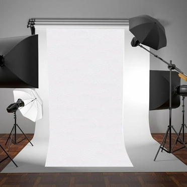 BAETEUY White Thin Vinyl Photography Backdrop Background Studio Photo Prop Portable