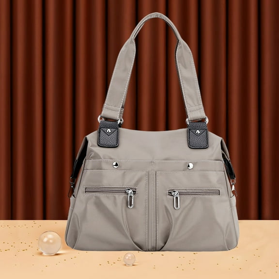 BAETEUY Women Shoulder Bag - Multi-Pocket, Lightweight Anti-Theft Tote, Laptop Compartment, Splash-Resistant Work & Travel Messenger Bag