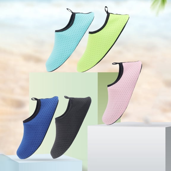 BAETEUY Yoga Shoes Men Women Kids Water Shoes Strong Waterproof Function Sport Beach Swimming Socks Printing Anti-slip Fitness Yoga Dance Swim Surf Diving Underwater Shoes
