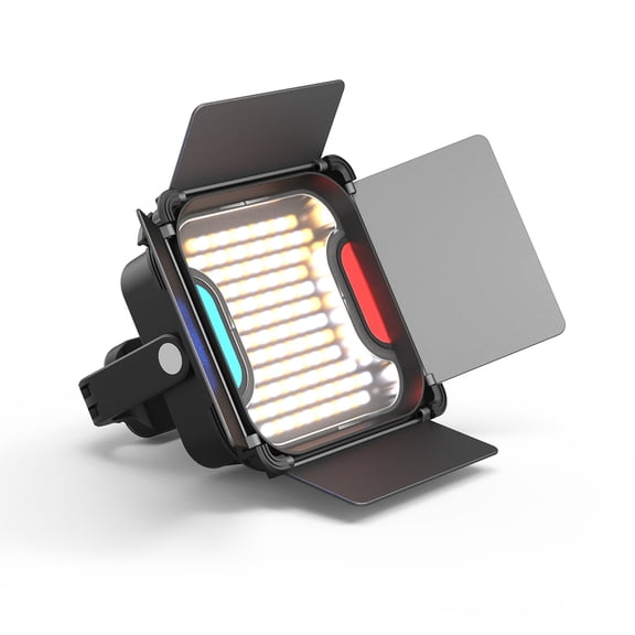 BAFANG BF-30W LED Video Light Panel, 2500K-9000K Dimmable Continuous Lighting, CRI95+ Built-in 5400mAh Battery