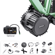 BAFANG Ebike Conversion Kit 500W BBS02B 36V Electric Mid Drive Bike Kit 68-73MM Mountain Bike Road Bike VD618 Display No Battery