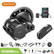 BAFANG Mid Drive Kit 1000W BBS-HD Electric Bike Conversion Kit 48V Ebike Conversion Kit for 68-73MM Mountain Bike Road Bike VD618 Display and 48V20Ah Shark Battery