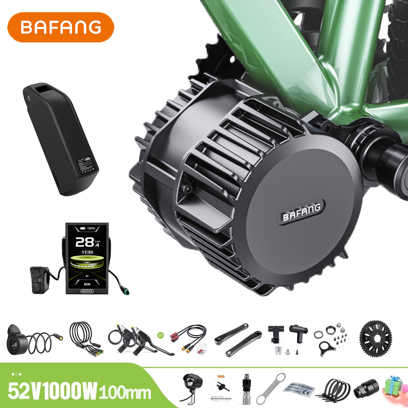 Écran LCD Bafang DPC10 Pour Moteur Central électrique - 36V/48V, Compatible UART, Neuf Avec Garantie 1 An