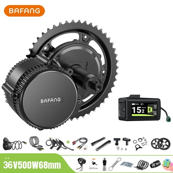 BAFANG Mid Drive Kit 1000W BBSHD Electric Bike Conversion Kit 52V Ebike Conversion Kit for 68-73MM Mountain Bike Road Bike DPC080 Display (No Battery)