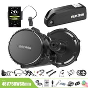 BAFANG Mid Drive Kit 750W BBS02B Electric Bike Conversion Kit 48V Ebike Conversion Kit for 68-73MM Mountain Bike Road Bike DPC010 Display and 48V20Ah Shark Battery