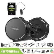 BAFANG Mid Drive Kit 750W BBS02B Electric Bike Conversion Kit 48V Ebike Conversion Kit for 68-73MM Mountain Bike Road Bike DPC010 Display and No Battery