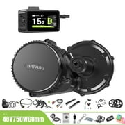 BAFANG Mid Drive Kit 750W BBS02B Electric Bike Conversion Kit 48V Ebike Conversion Kit for 68-73MM Mountain Bike Road Bike DPC080 Display and No Battery