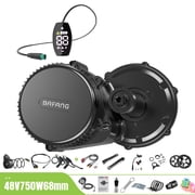 BAFANG Mid Drive Kit 750W BBS02B Electric Bike Conversion Kit 48V Ebike Conversion Kit for 68-73MM Mountain Bike Road Bike VD03 Display and No Battery