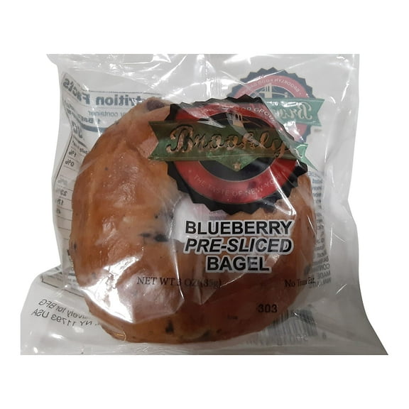 BAGELS 3oz. - BLUEBERRY - 24 INDIVIDUALLY CELLO WRAPPED - BR