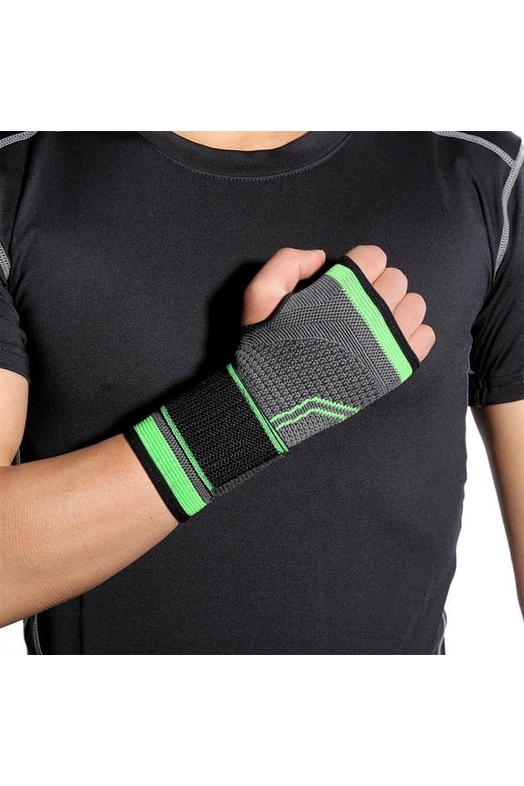 Adjustable Compression Right/Left Hand Wrist Brace, Carpal Tunnel & Tendonitis, Black