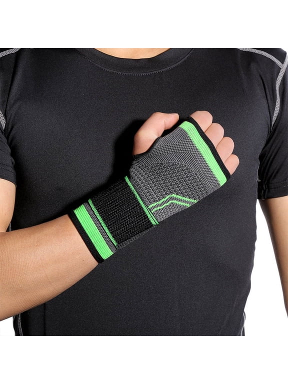Wrist Brace Wraps Carpal Tunnel Tendonitis Arthritis Pain Relief, Sports Wrist Support Protector Stabilizer Strap Band Compression Fits Right&Left Hand for Women and Men