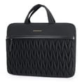 thumbnail image 1 of BAGSMART 14 Inch Laptop Case, Puffy Laptop Bag Sleeve for MacBook Air, Shockproof Laptop Cover MacBook Case Compatible for Dell HP Lenovo Asus Acer, Black, 1 of 7