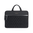 thumbnail image 1 of BAGSMART 14 Inch Laptop Case, Puffy Laptop Bag Sleeve for MacBook Air, Shockproof Laptop Cover MacBook Case Compatible for Dell HP Lenovo Asus Acer, Black, 1 of 7