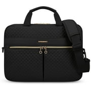 BAGSMART 15.6" Laptop Bag Briefcase, Computer Messenger Bag, Business Work Travel Laptop Shoulder Bag, Carrying Handbag