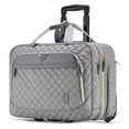 thumbnail image 1 of BAGSMART 17.3" Rolling Laptop Bag Briefcase, Computer Bag Laptop Case Carry-on Luggage Bag with Wheels for Work Business Travel, Women & Men, Gray, 1 of 7