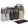 thumbnail image 1 of BAGSMART 6 Set Compression Packing Cubes for Travel, Expandable Luggage Packing Organizer Bags, Durable Space Saver Bags Travel Essentials, Multi-Color, 1 of 6