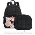 thumbnail image 1 of BAGSMART Small Ita Backpack for Women,Lightweight Mini Backpack,Water-resistant Puffer Daily Backpack Purse Fashion Bookbag, Black, 1 of 6