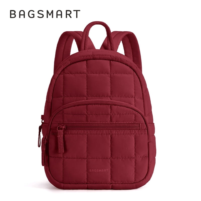 BAGSMART Backpack Purses for Women,Lightweight Quilted Mini  display picture 3