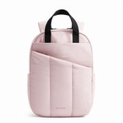 BAGSMART College Backpack with 15.6 inch Laptop Compartment, Lightweight Casual Dayback Bookbag for School Work Trip Commuter, Pink