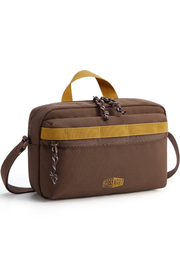 Crossbody Bag, Shoulder Handbag with Adjustable Straps for Everyday Carry, Casual, Travel, Coffee