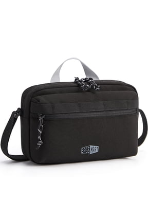 Crossbody Bag, Shoulder Handbag with Adjustable Straps for Everyday Carry, Casual, Travel, Black
