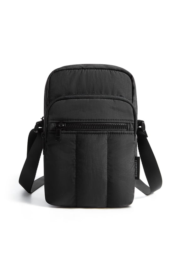 Crossbody Cell Phone Bag, Casual Shoulder Purse Bag with Adjustable Strap for Everyday Carry, Black
