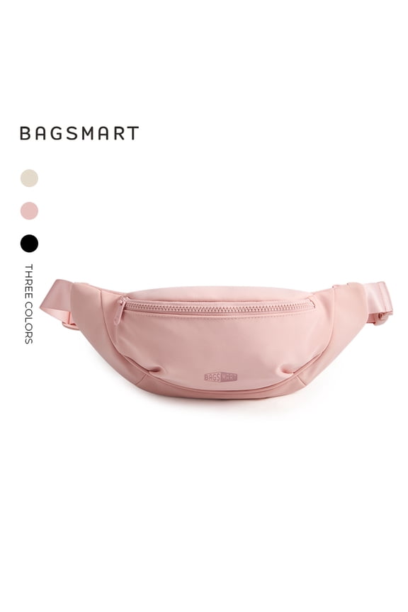 Fanny Packs for Women Small Belt Bag with Adjustable Strap Waist Pack for Running Workout Traveling Hiking, Pink