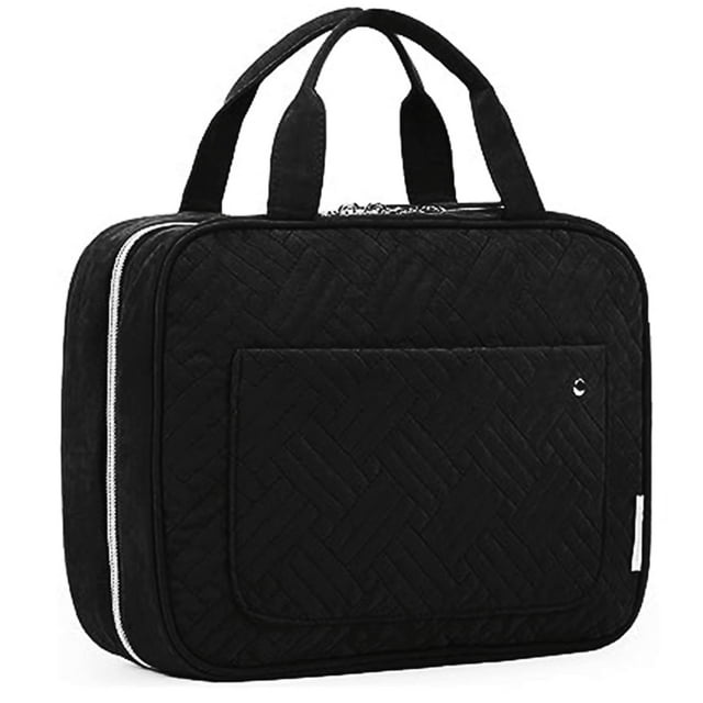 BAGSMART Full Size Toiletry Bag, Makeup Cosmetic Bag with Hanging Hook