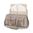 thumbnail image 1 of BAGSMART Garment Bags for Travel for Women, Convertible Garment Duffel Bag Suit Bag, 2 in 1 Puffy Garment Bags for Hanging Clothes, Carry on Travel Duffle Bag Combo with Shoe Compartment, Camel, 1 of 8