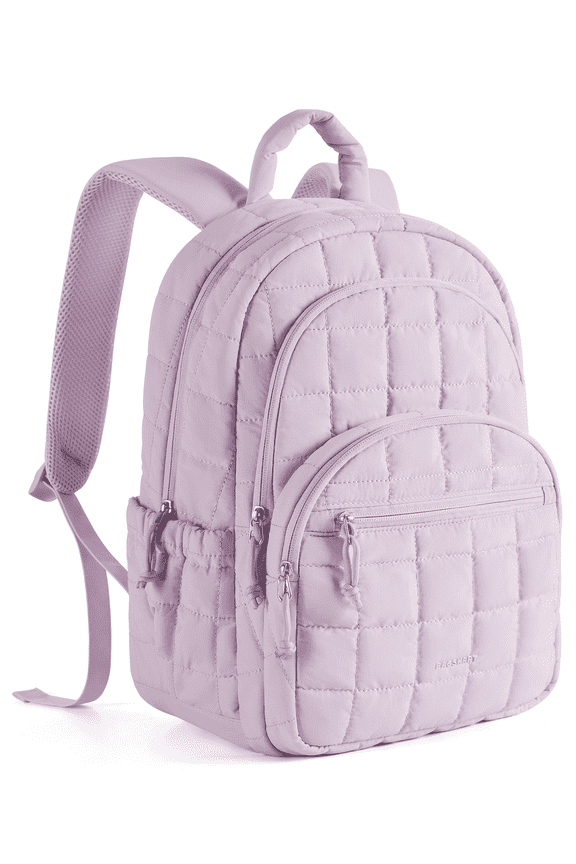 College Backpack, Lightweight Bookbag with 15.6 inch Laptop Compartment, Fashion Daypack for Casual Work Commuter Purple