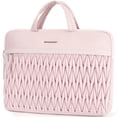 thumbnail image 1 of BAGSMART 15.6-16 Inch Laptop Case, Padded Laptop Sleeve for MacBook Pro, Shockproof Macbook Case Laptop Cover Compatible for Dell HP Lenovo Asus Acer, Pink, 1 of 6
