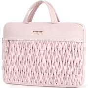 BAGSMART 15.6-16 Inch Laptop Case, Padded Laptop Sleeve for MacBook Pro, Shockproof Macbook Case Laptop Cover Compatible for Dell HP Lenovo Asus Acer, Pink