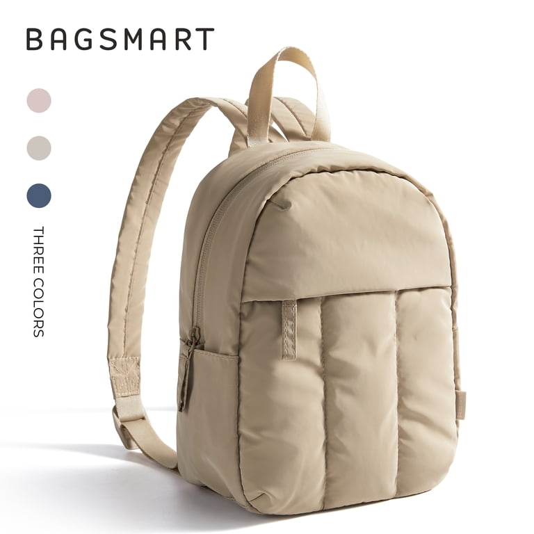 Mini Quilted Backpack Purse, Water-Resistant, Lightweight Daily Bag Amazon.com: BAGSMART Mini Backpack for Women, Lightweight  main image 2