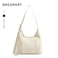 thumbnail image 1 of BAGSMART Shoulder Bag for Women with Adjustable Strap, Crossbody Hobo Bag for Women Compact Shoulder Handbag, Cream, 1 of 8